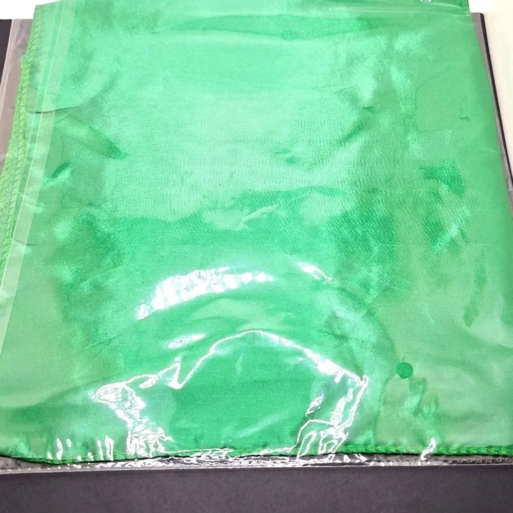 Kelly Green satin scarf neck cover twilly accessory st. Paddy's day accessory